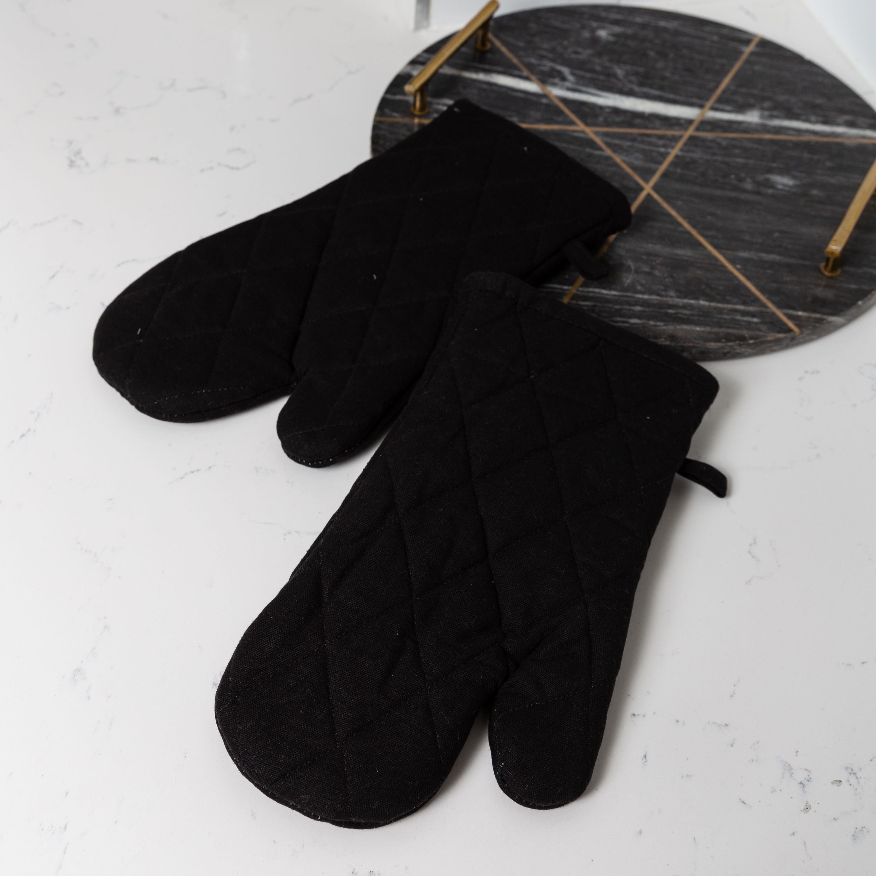 Solo Cotton Oven Mittens - Set of 2