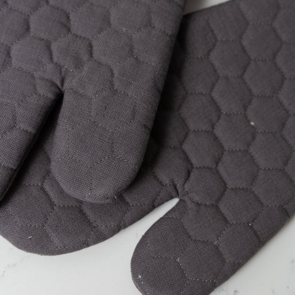 Fouta Cotton Oven Mittens - Set of 2