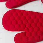 Fouta Cotton Oven Mittens - Set of 2