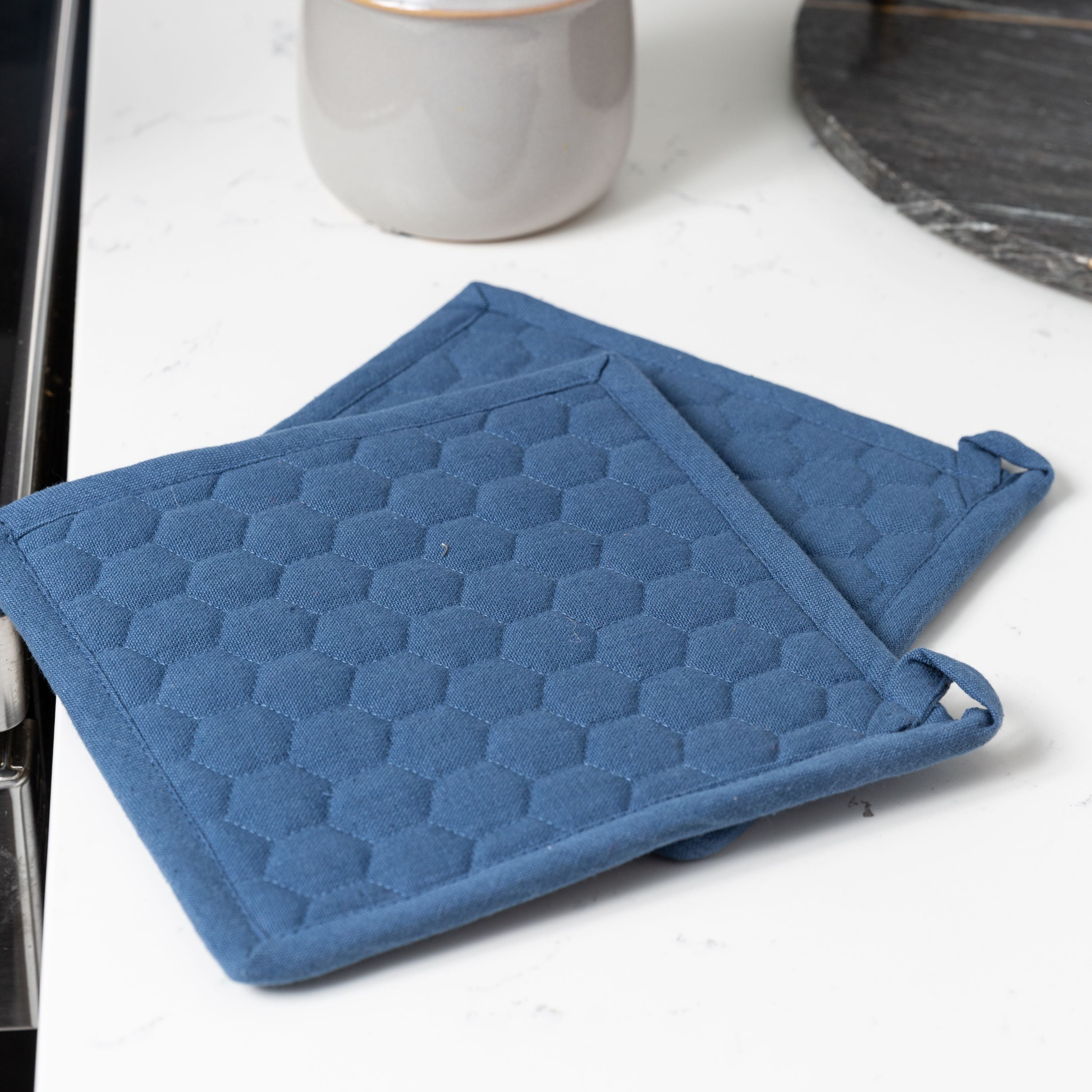 Fouta Cotton Potholders - Set of 2