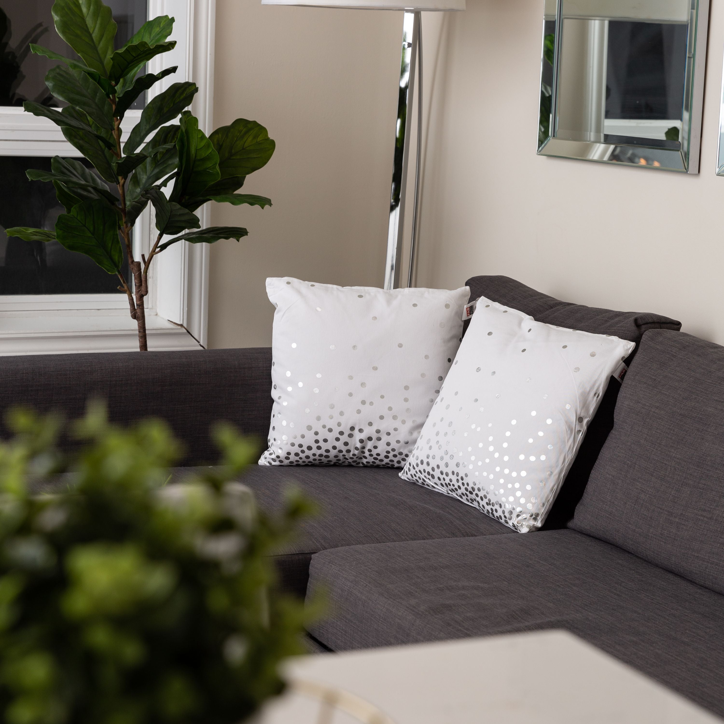 Holiday Lights Cotton Cushion with filler