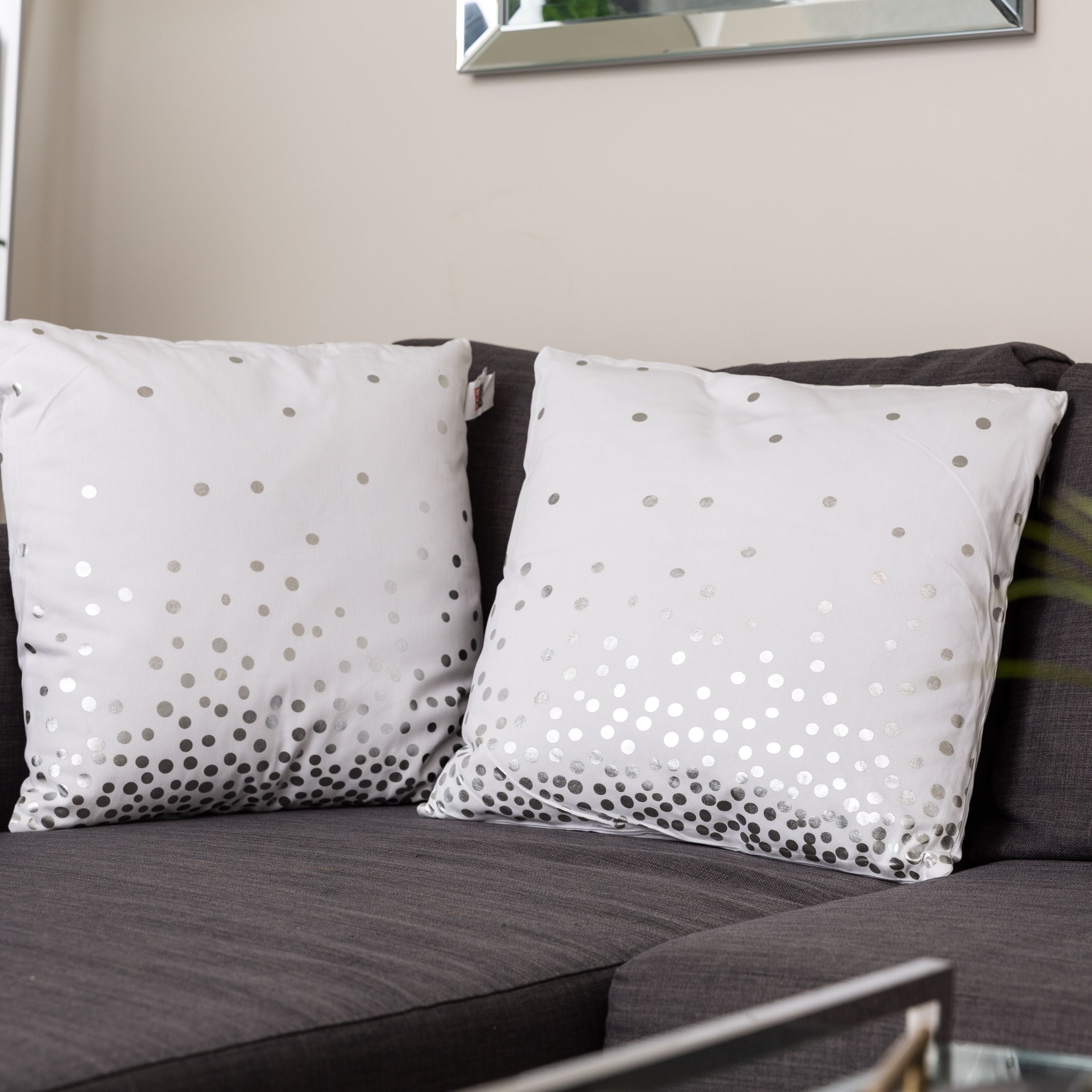 Holiday Lights Cotton Cushion with filler