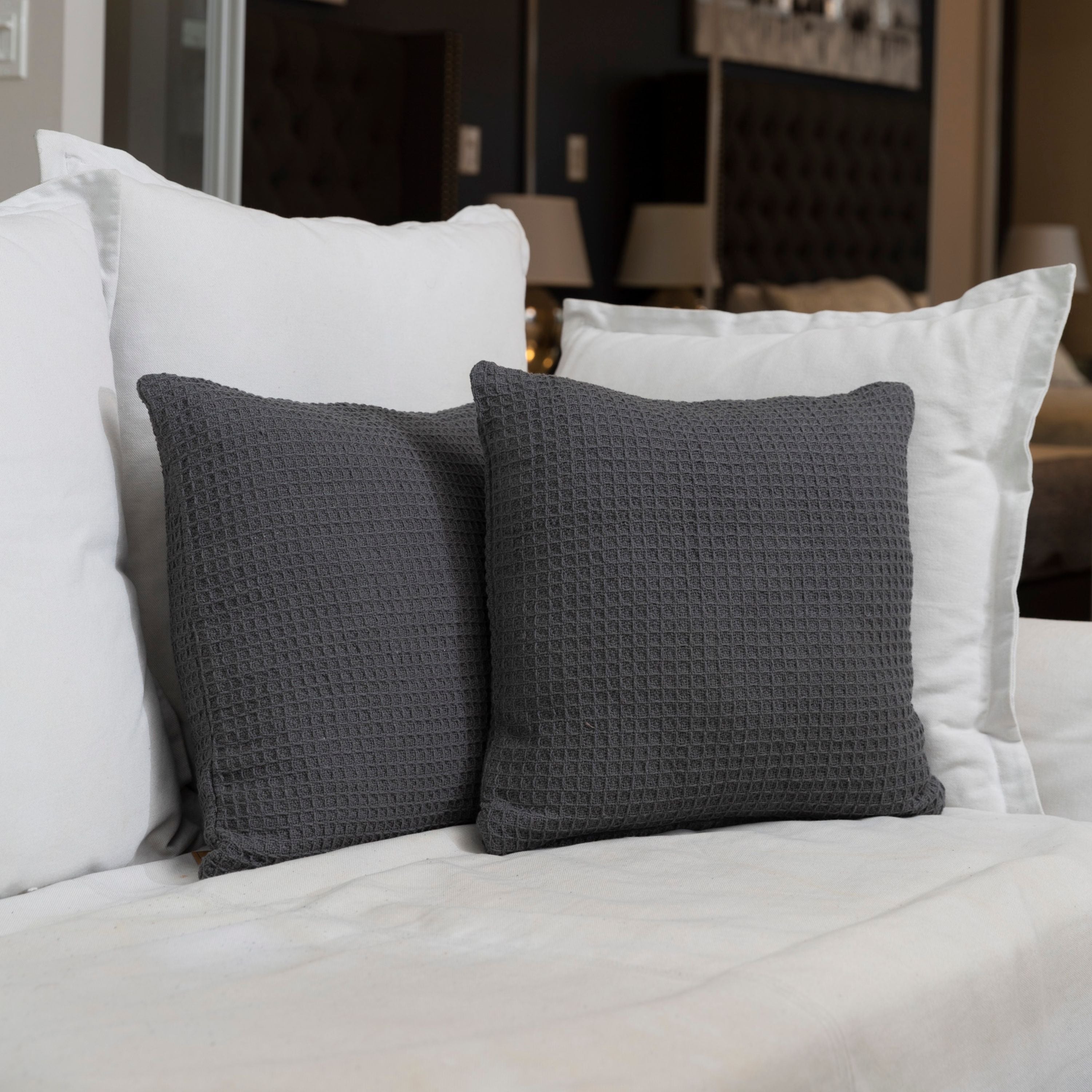 Honeycomb Cotton Cushion