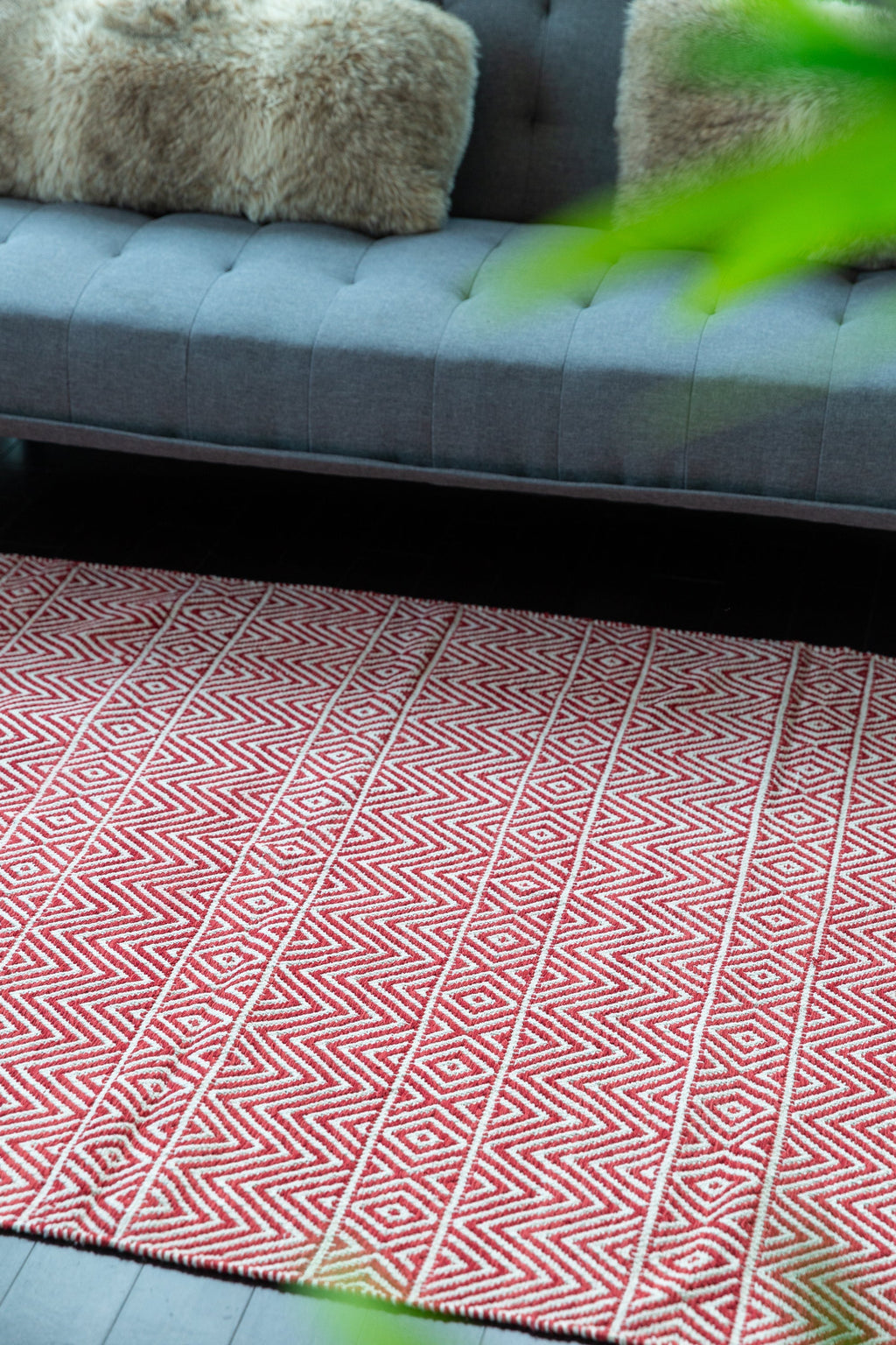 Herringbone Flat Weave Rug