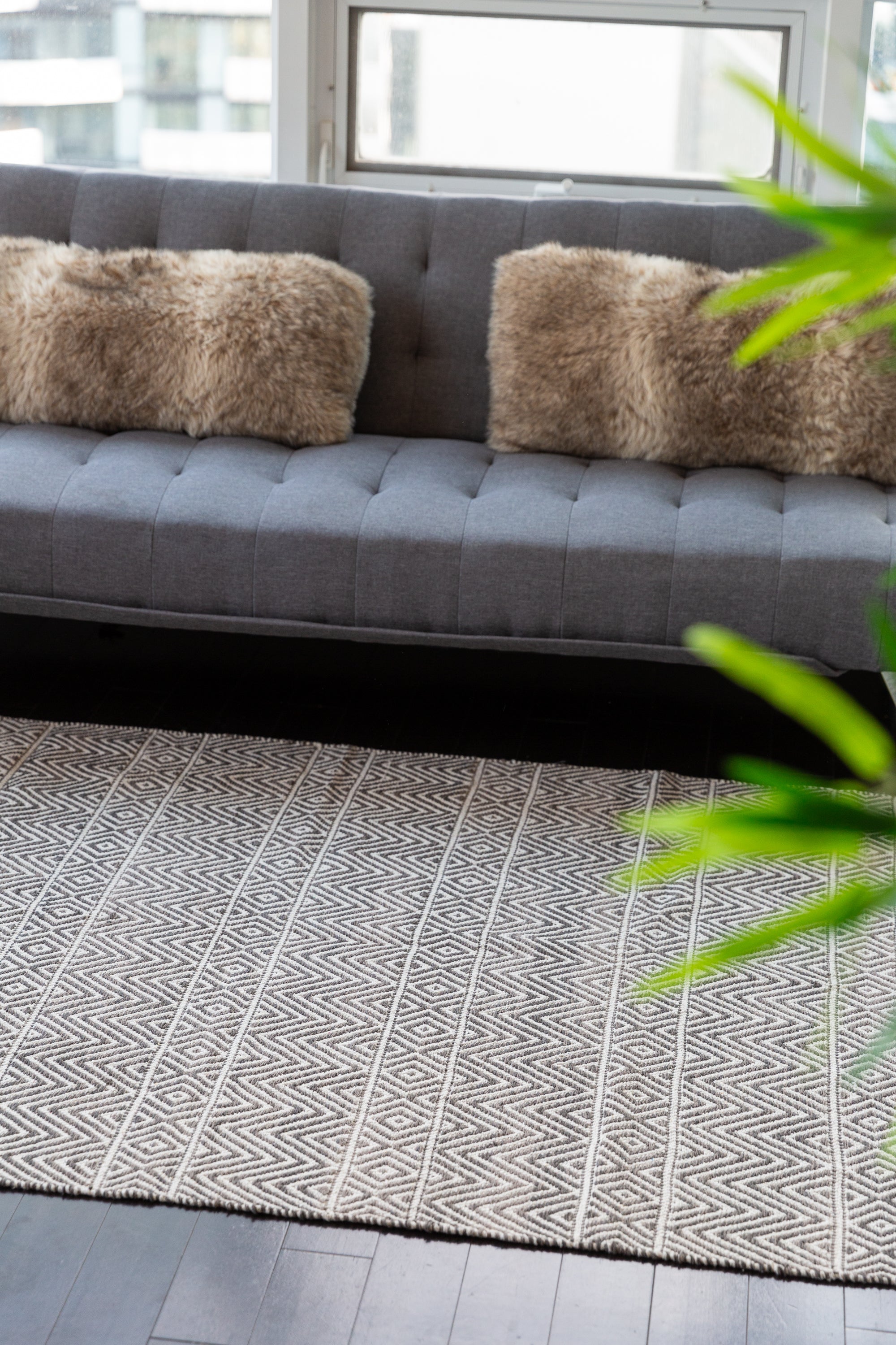 Herringbone Flat Weave Rug