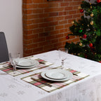 Celebration Plaid Cotton Placemats - Set of 4