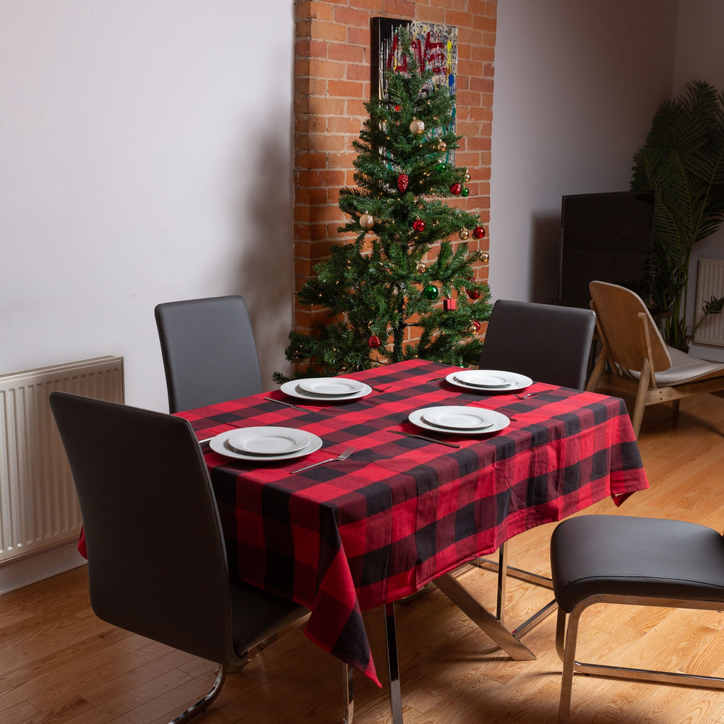 Buffalo Check Cotton Tablecloth