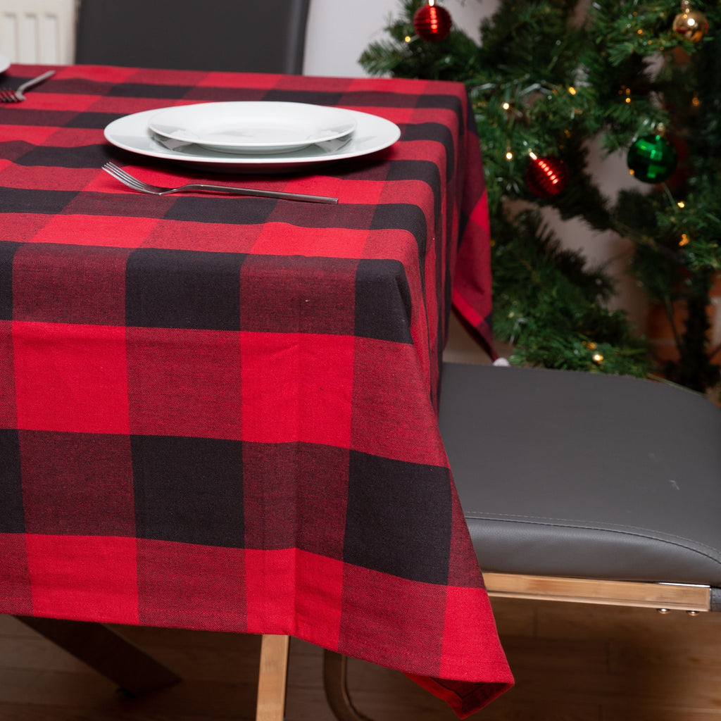 Buffalo Check Cotton Tablecloth