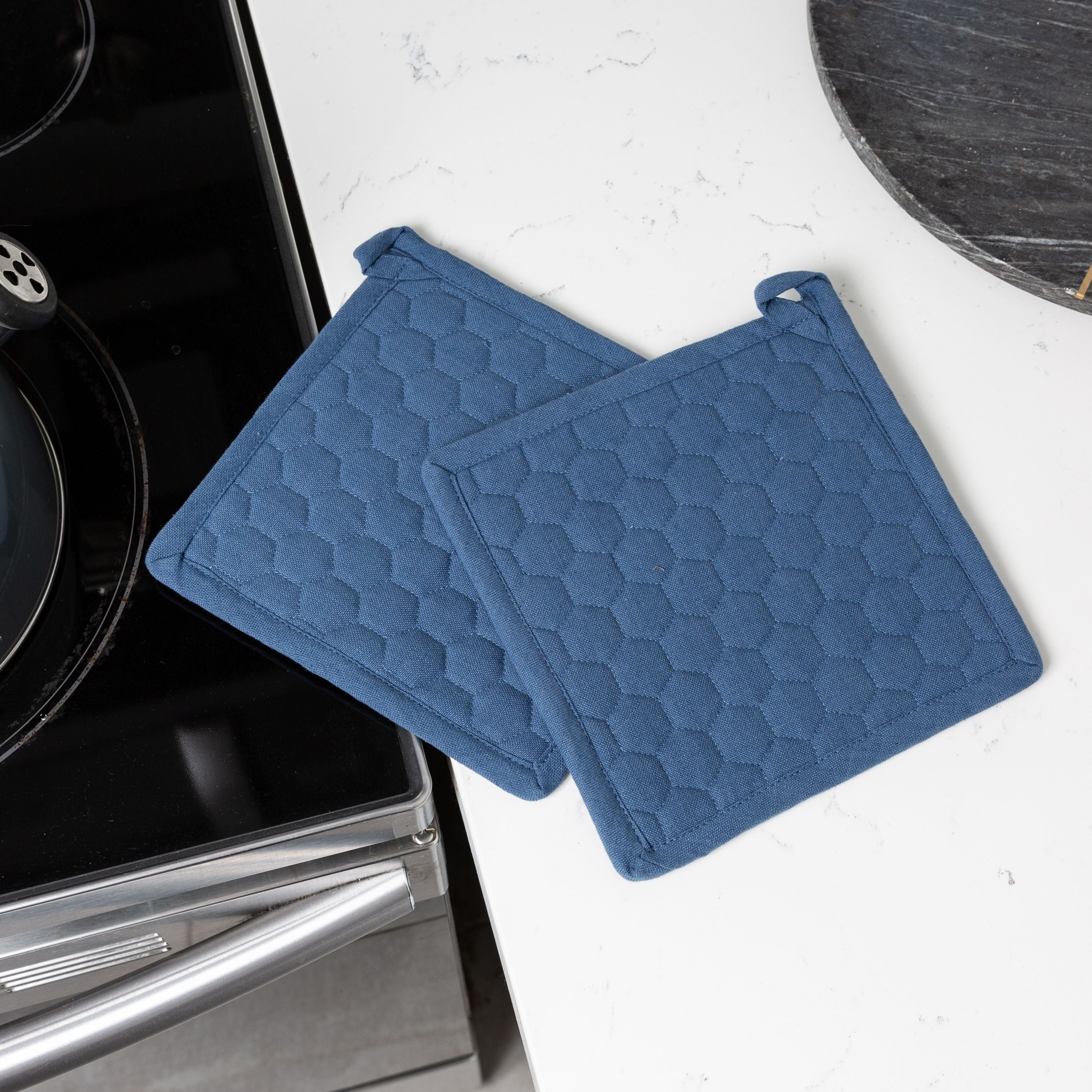 Fouta Cotton Potholders - Set of 2