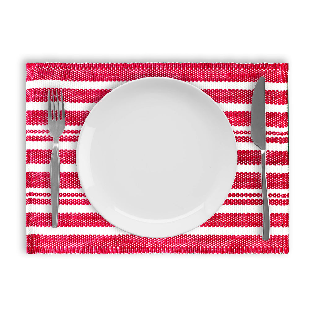 Broadway Stripe Cotton Placemats - Set of 4