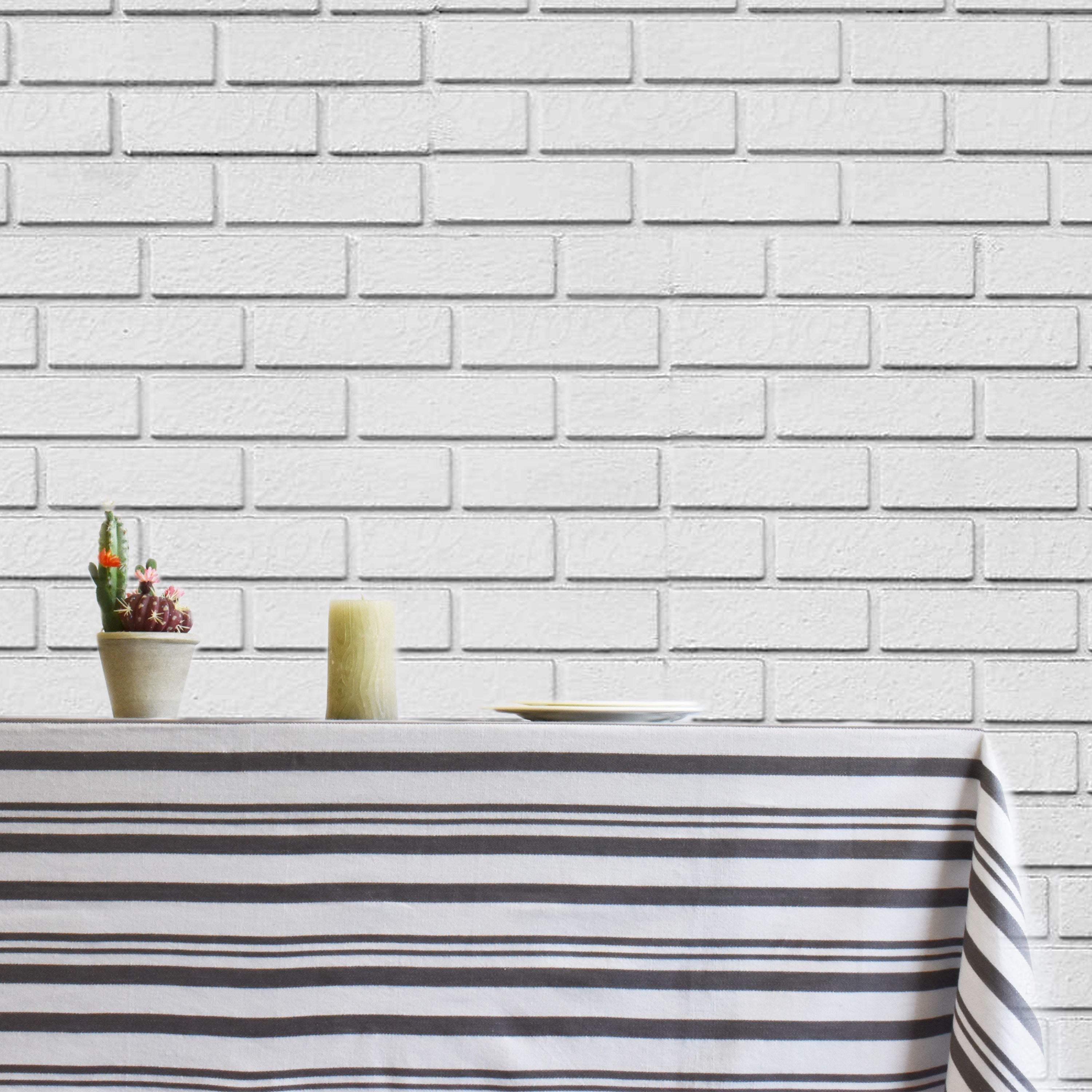 Broadway Stripe Cotton Tablecloth