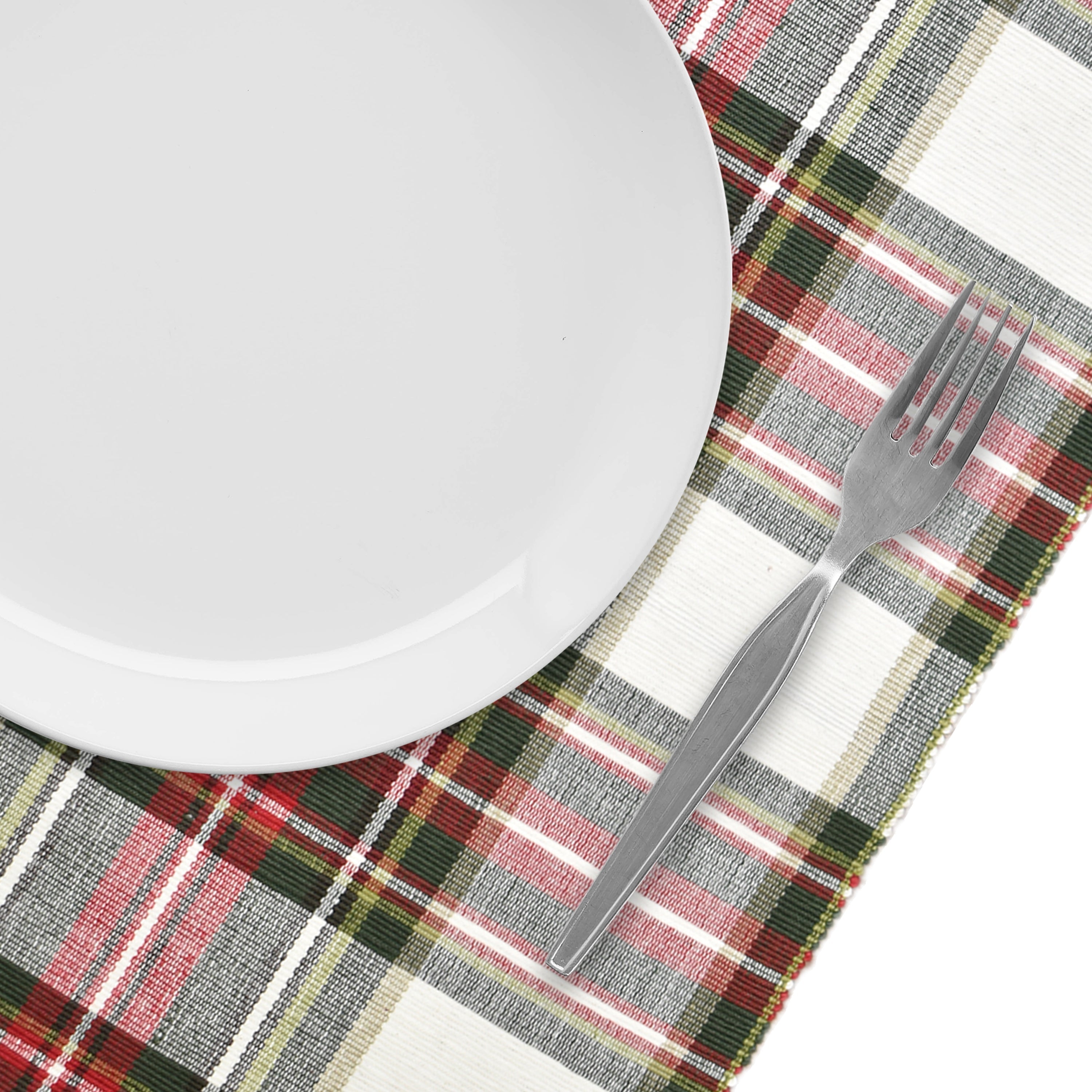 Celebration Plaid Cotton Runner