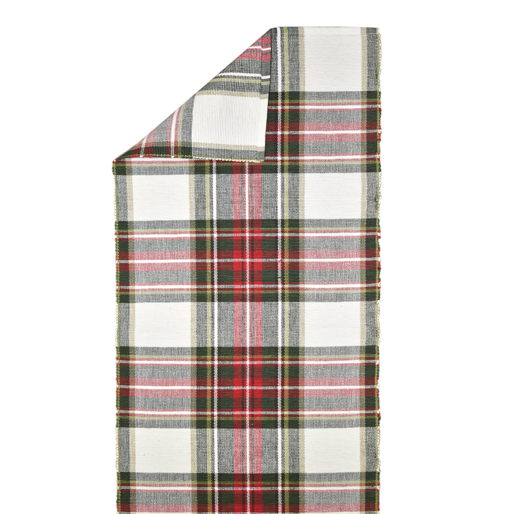 Celebration Plaid Cotton Runner