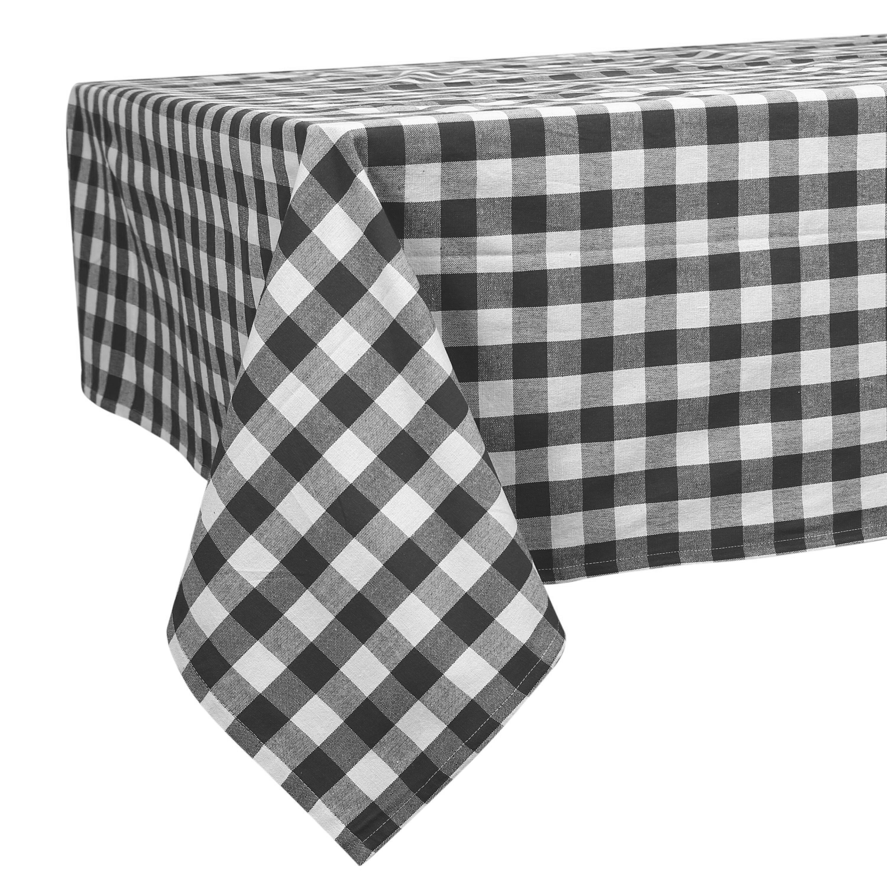 Country Check Cotton Tablecloth