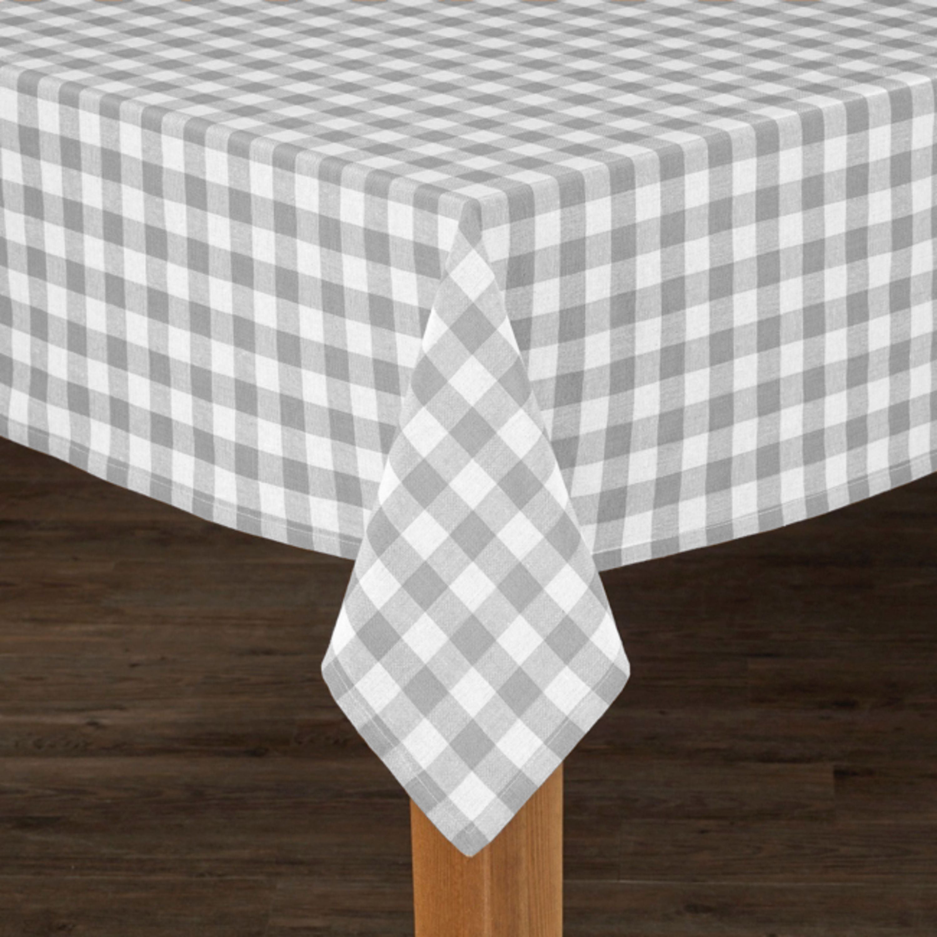 Country Check Cotton Tablecloth
