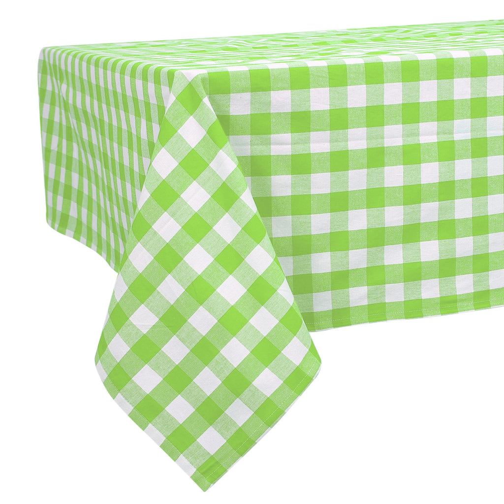 Country Check Cotton Tablecloth