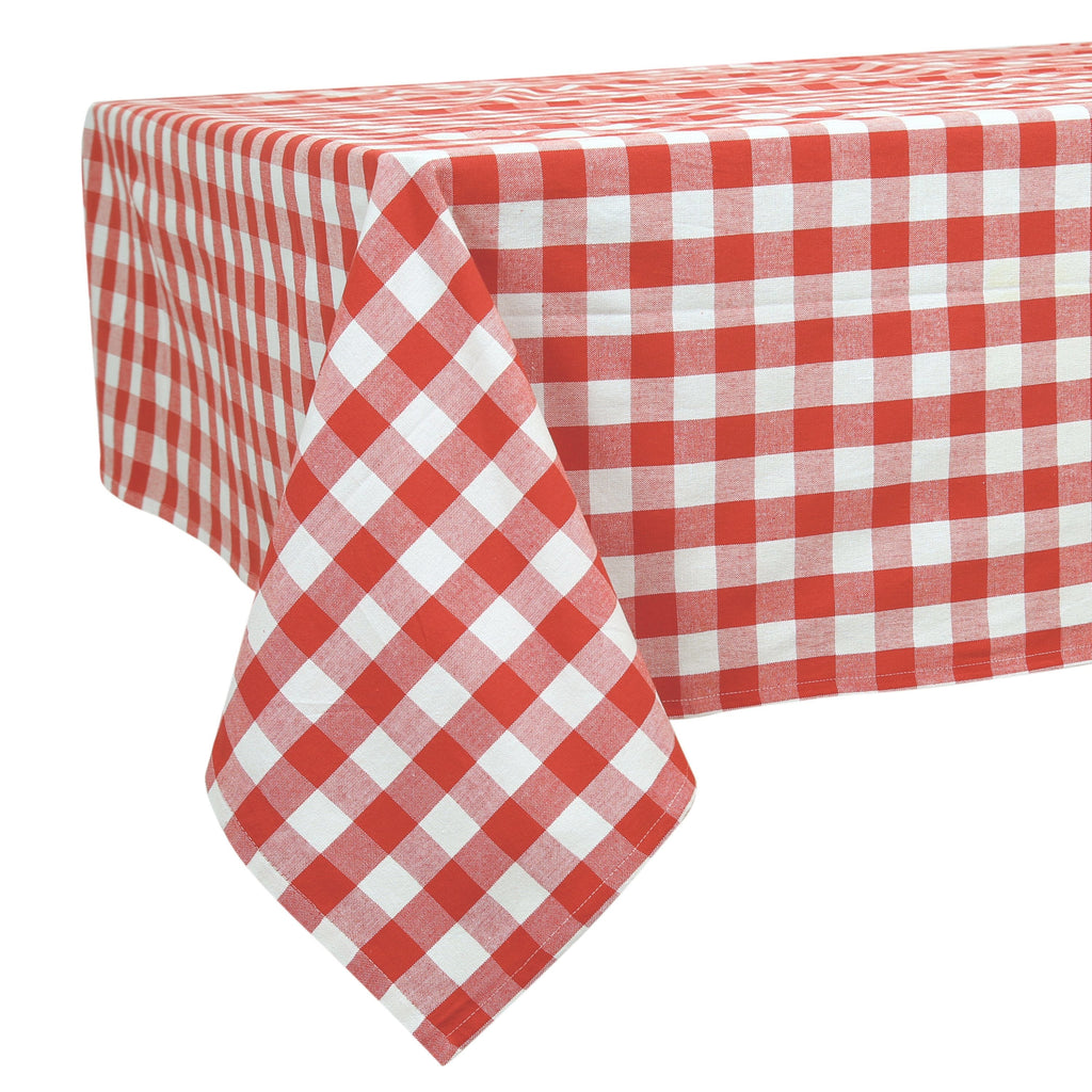 Country Check Cotton Tablecloth