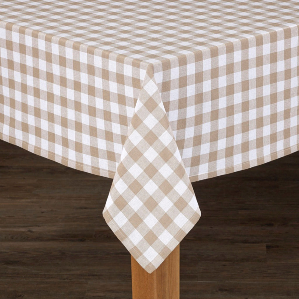 Country Check Cotton Tablecloth