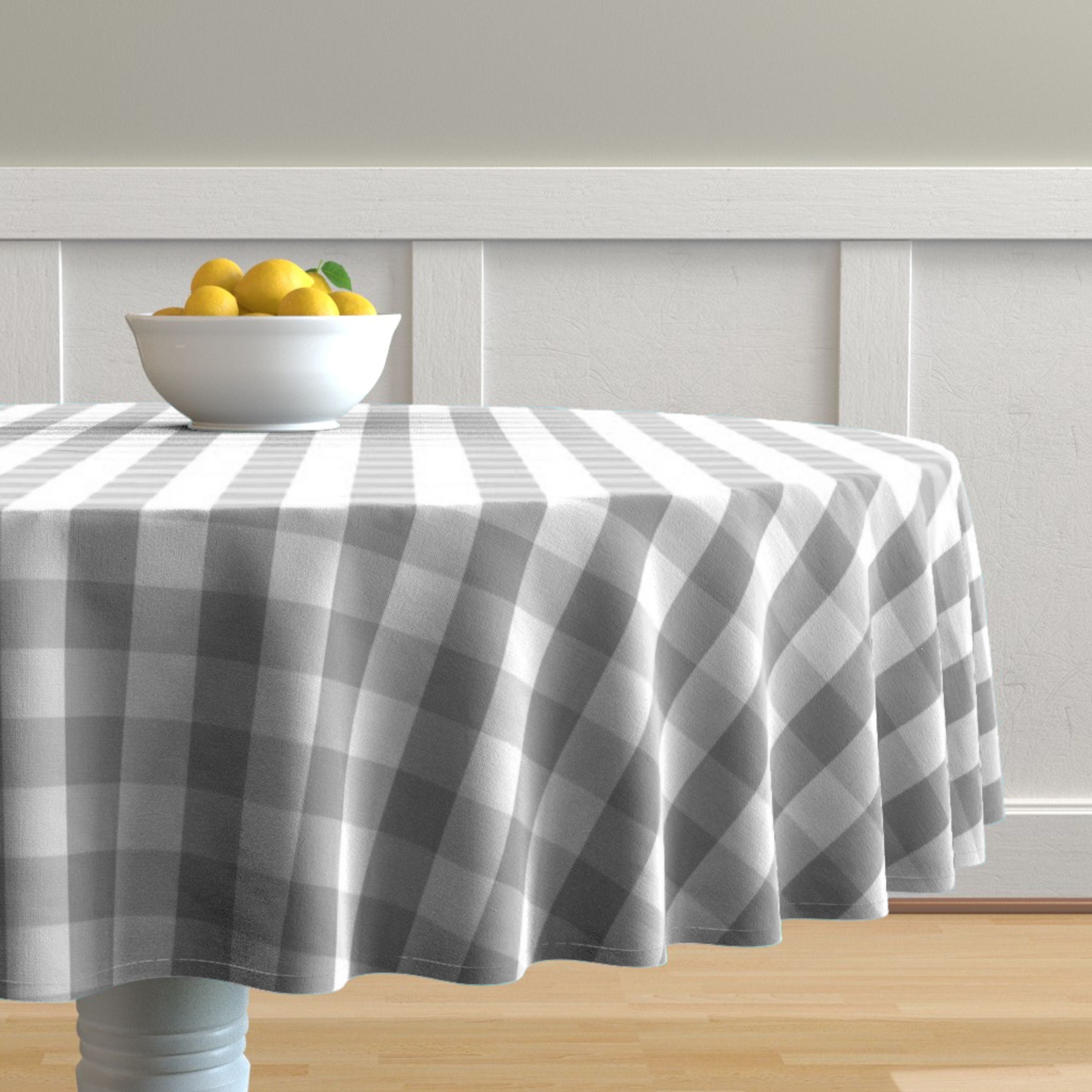 Country Check Cotton Tablecloth