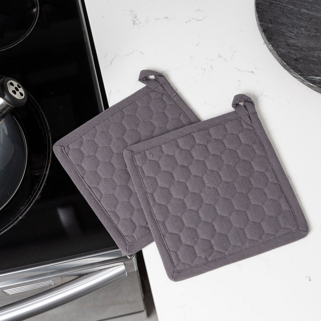 Fouta Cotton Potholders - Set of 2