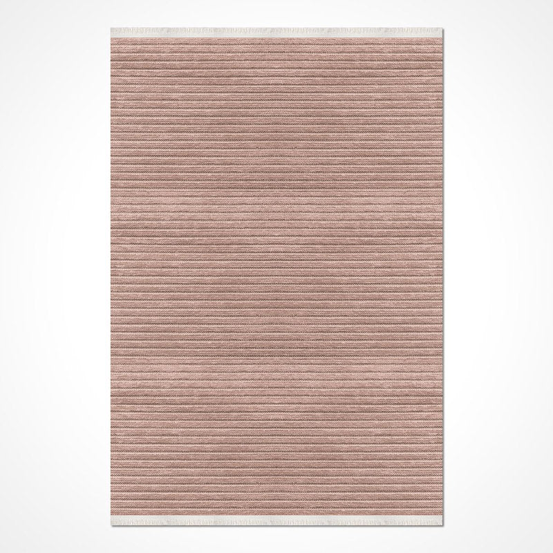 3'3" x 5 Modern Blush Pink Machine Washable Non-Slip Area Rug